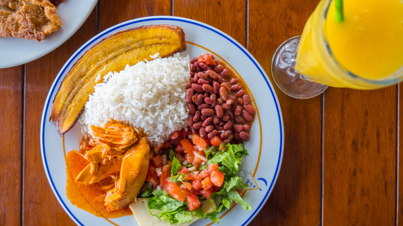 Traditional Costa Rican food