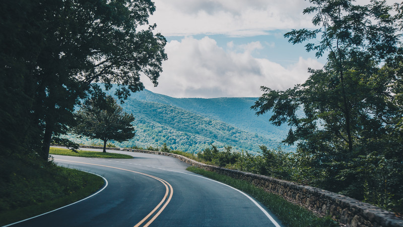Road in Shenandoah National Park