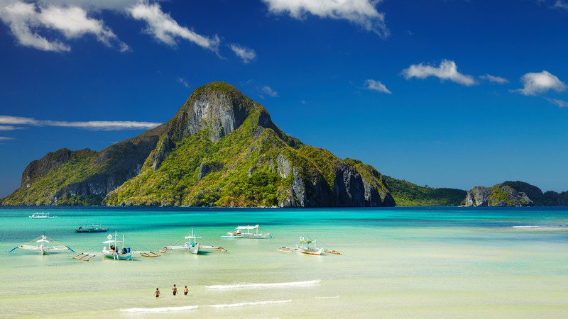 Beautiful beach in Palawan