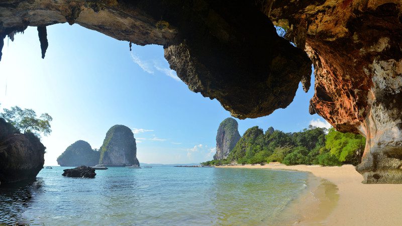 View of Krabi Beach, Thailand