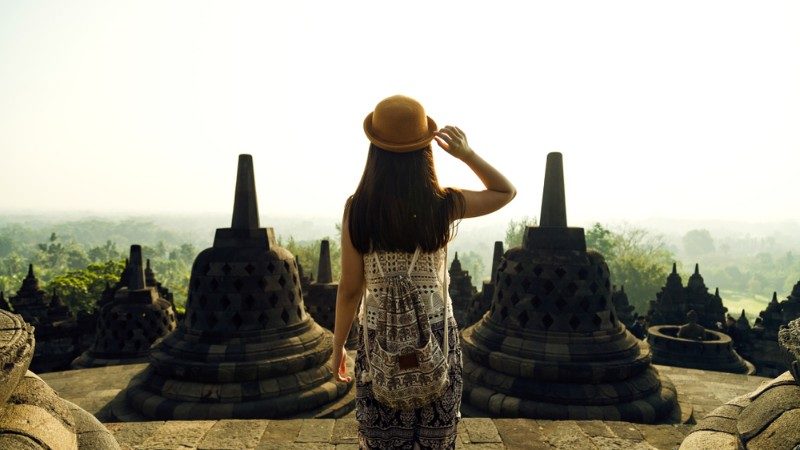 best time to visit java indonesia Borobudur Temple