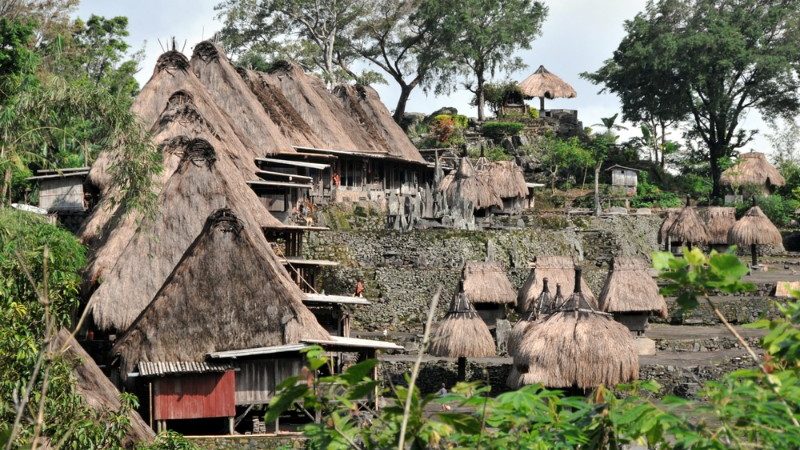 Traditional Ngaba village, Flores