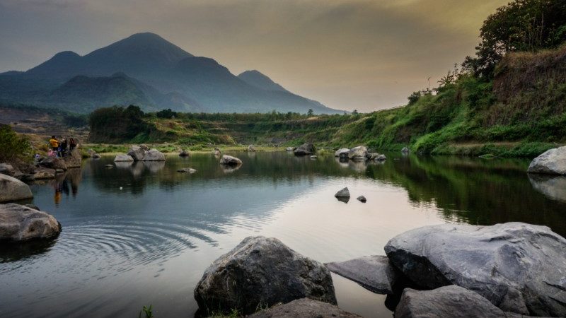 best time to visit java indonesia Penanggungan Mountain.