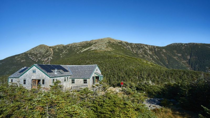 Hut in the mountains