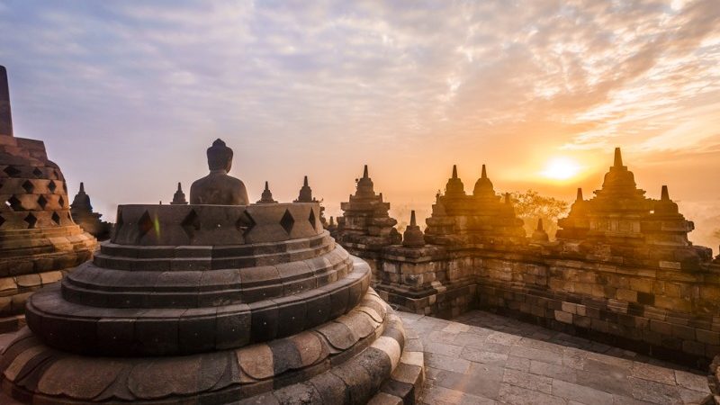 Borobudur temple, Java