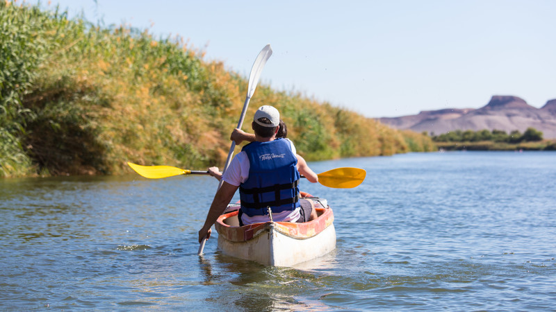 Kayaking in Namibia