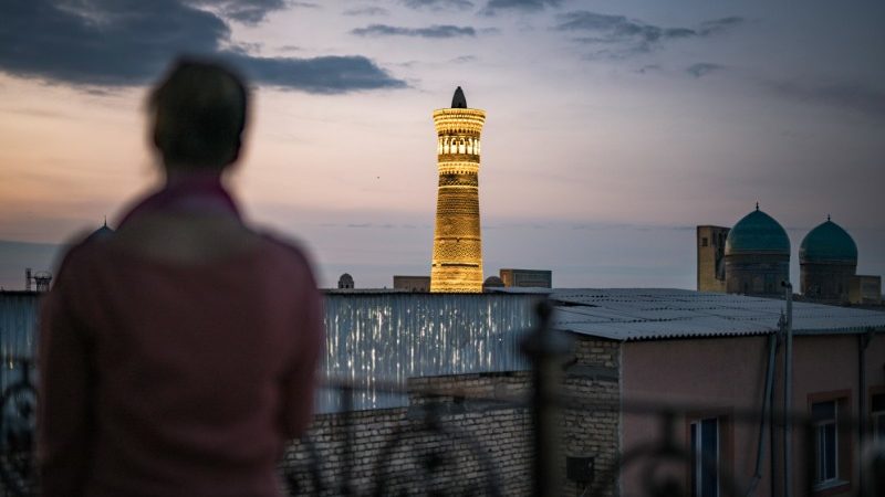 Uzbekistan Bukhara Minaret