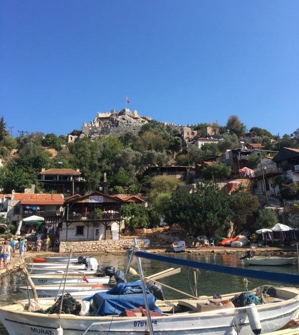View from boat in Turkey