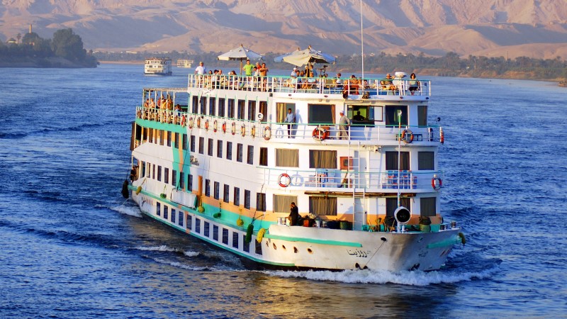 A riverboat on the Nile