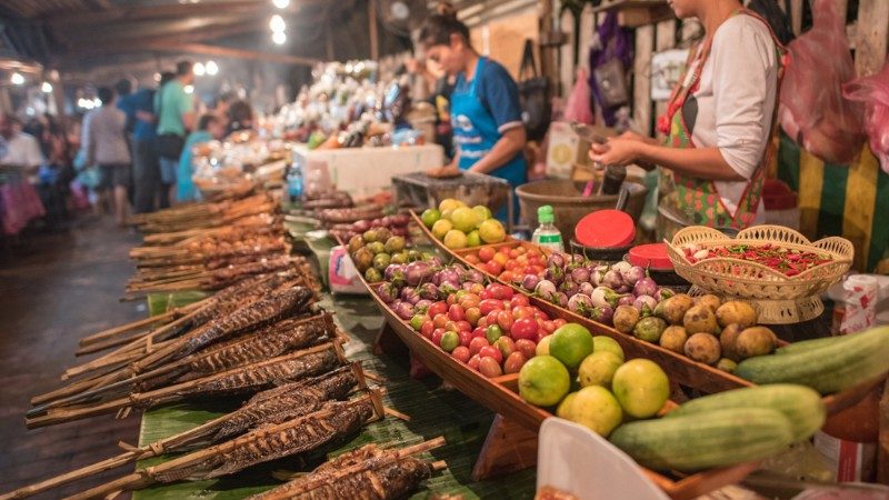 Street food in Laos