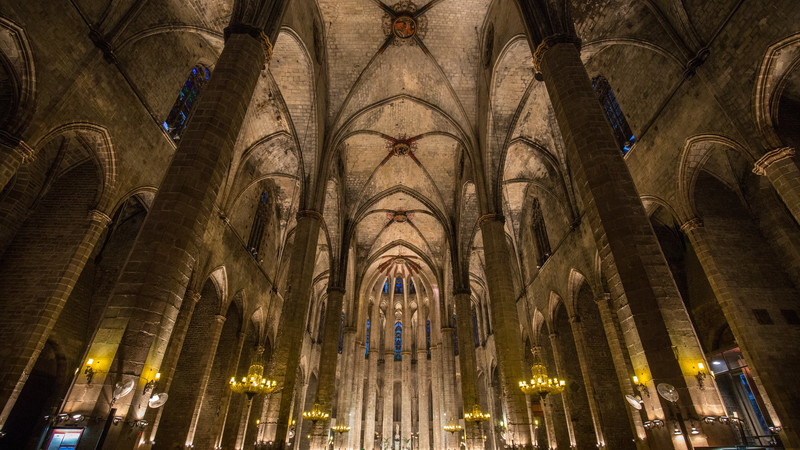 Beautiful church in Barcelona