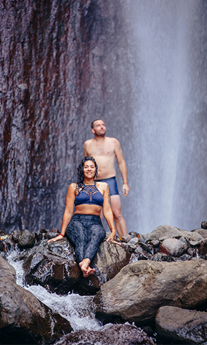 Waterfalls in Bali. 