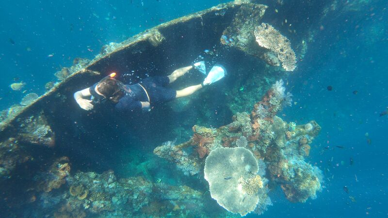 USS Liberty wreck in Bali. 