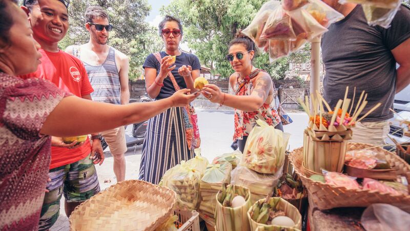 Street food in Bali. 