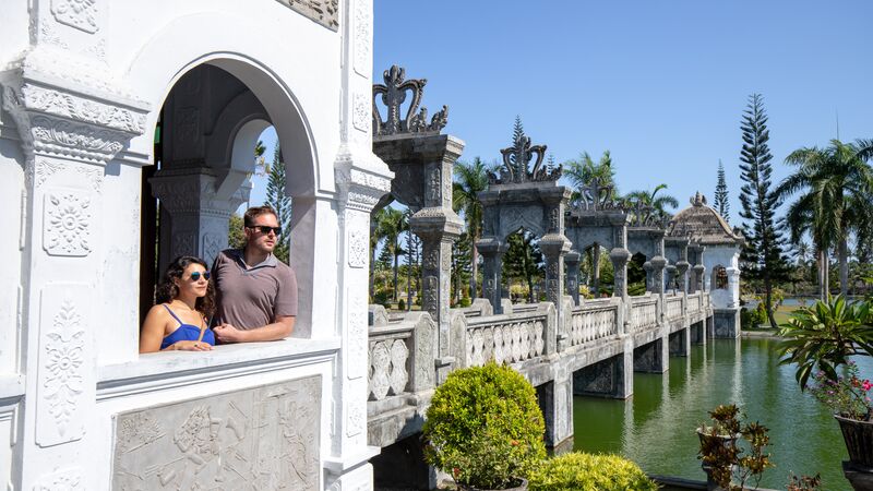 Taman Ujung Water Palace in Bali.