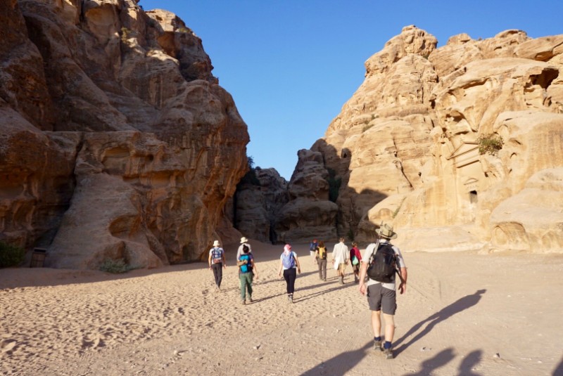 hiking Jordan