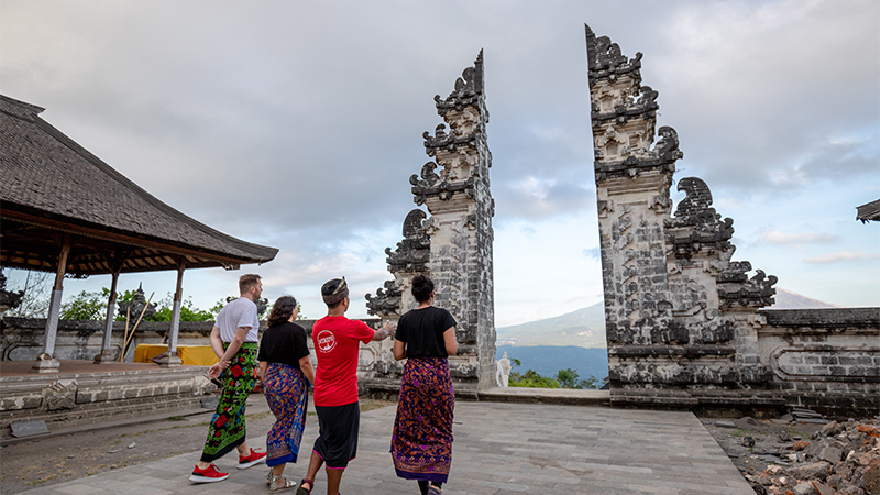 Gates of Heaven at Lempuyang, Bali.