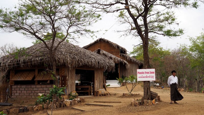 A homestay in Myaing Village, Myanmar