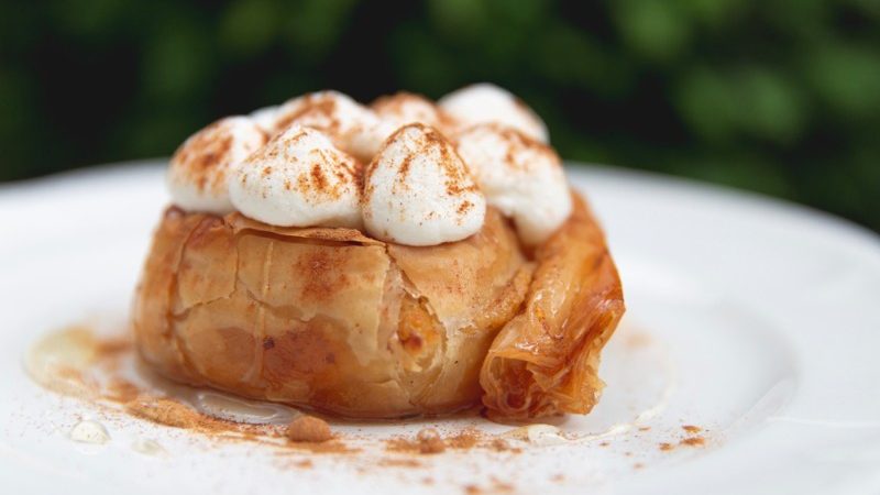 Greek Galaktoboureko, a traditional Greek dessert