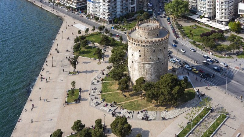 Aerial photo of the White Tower