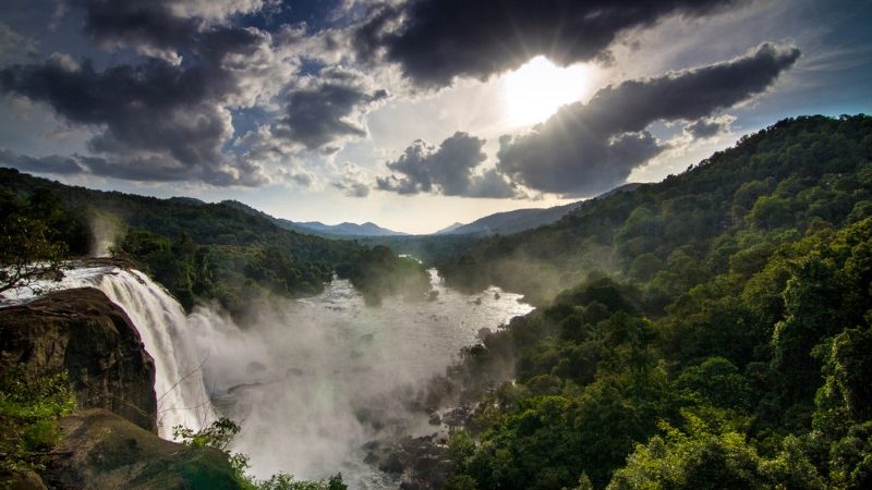 Beautiful waterfall in India