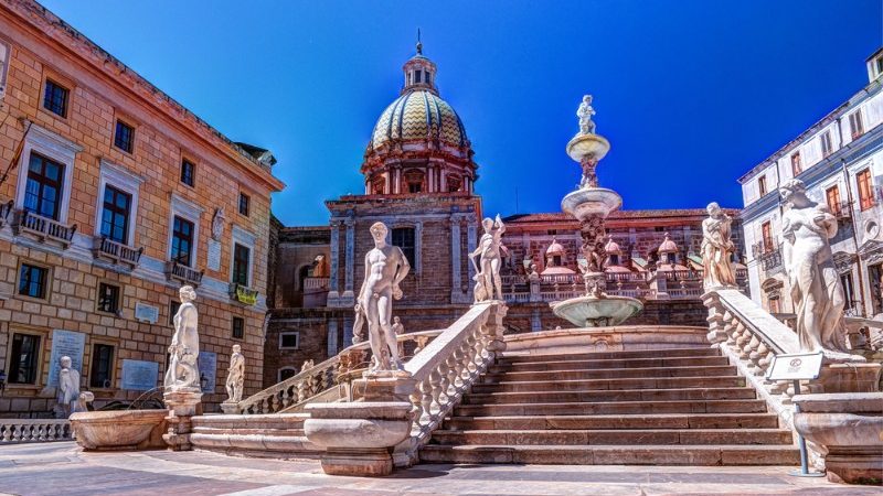 Beautiful old building in Palermo