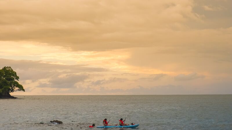 Kayakers in Costa Rica