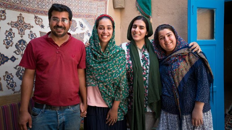 A local family in Iran.