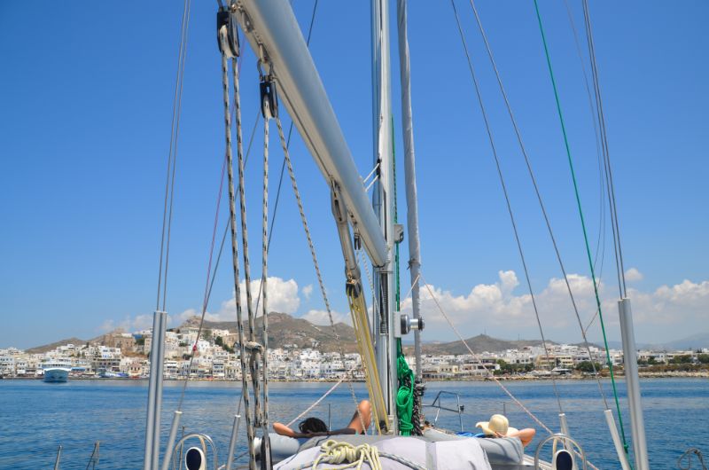 sailing in Greece