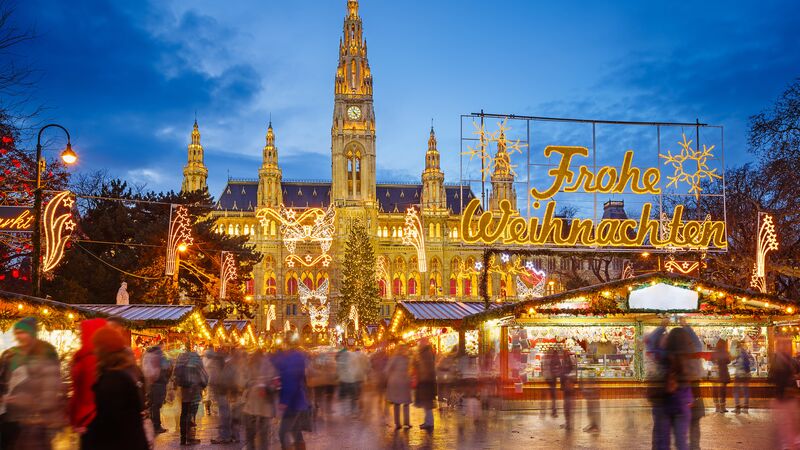 Christmas market in Vienna