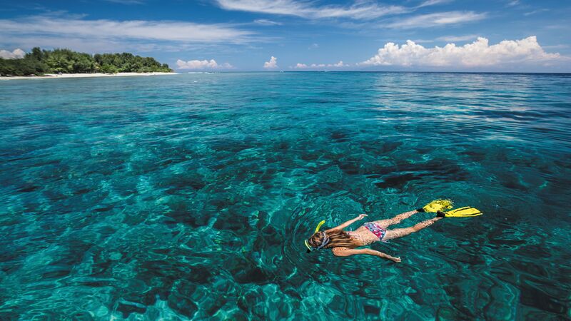 Snorkelling in the Gili Islands