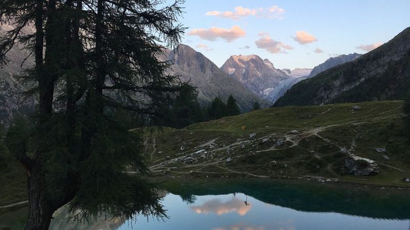 A beautiful lake in Switzerland