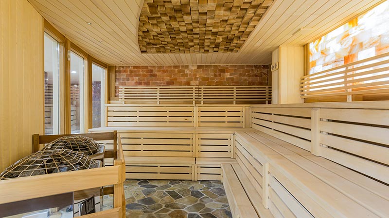 Sauna in a Turkish hamam.