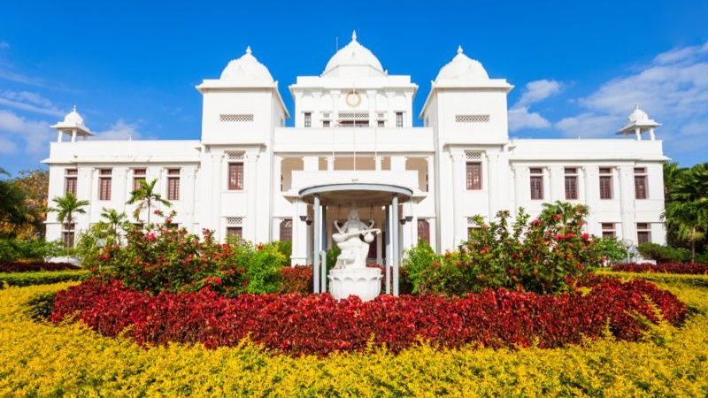 A beautiful old library in Jaffna, Sri Lanka.