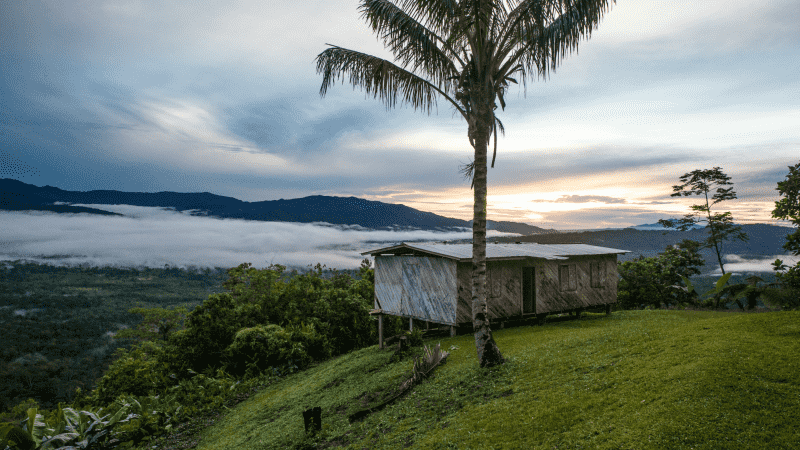 Hill views over the Kokoda Track, Papua New Guinea