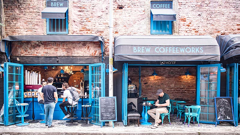 A cafe in Istanbul