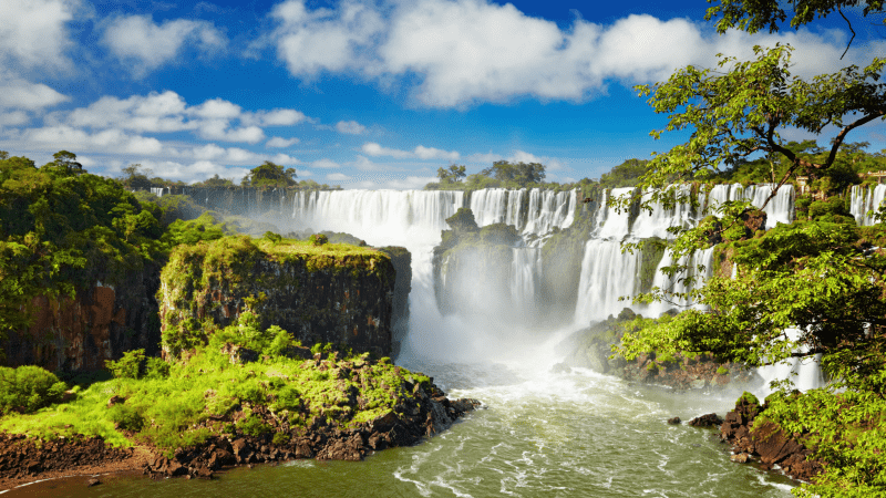 Views of Iguazu Falls from the Argentinian side