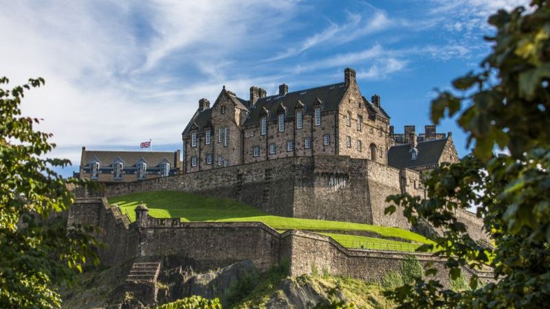 Edinburgh Castle in Scotland