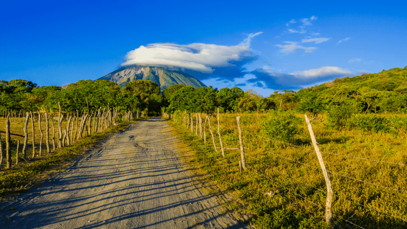 Volcano views of Ometepe Island, Nicaragua