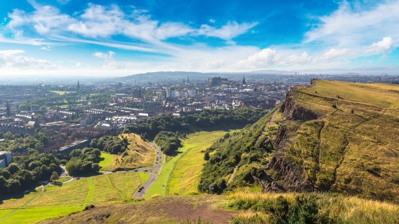 Arthurs Seat in Edinburgh