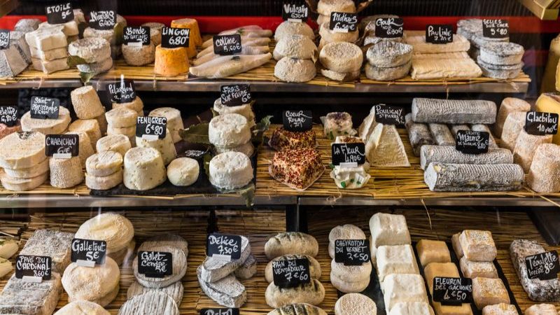 A shop full of cheese