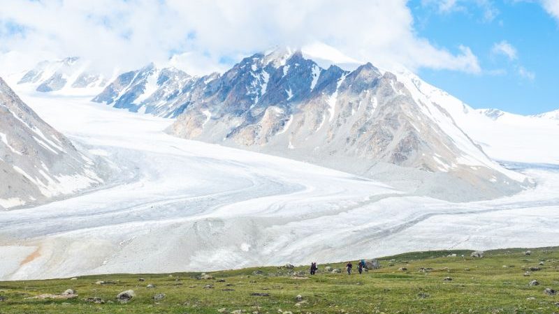 A glacier in Mongolia