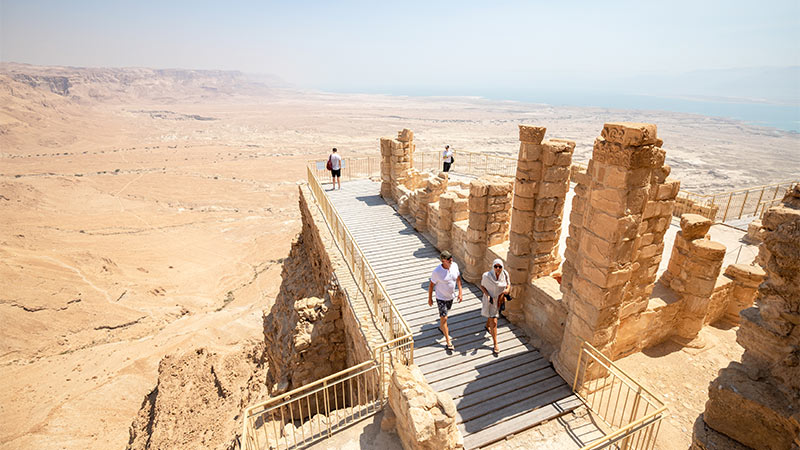 Masada, Israel.