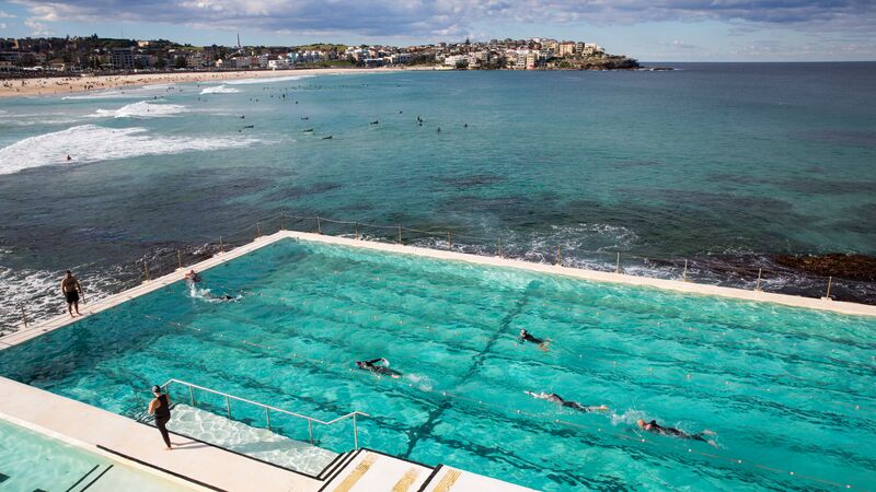 Swimming pool at Bondi Beach, Sydney