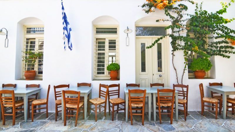 Traditional tavern at Sifnos