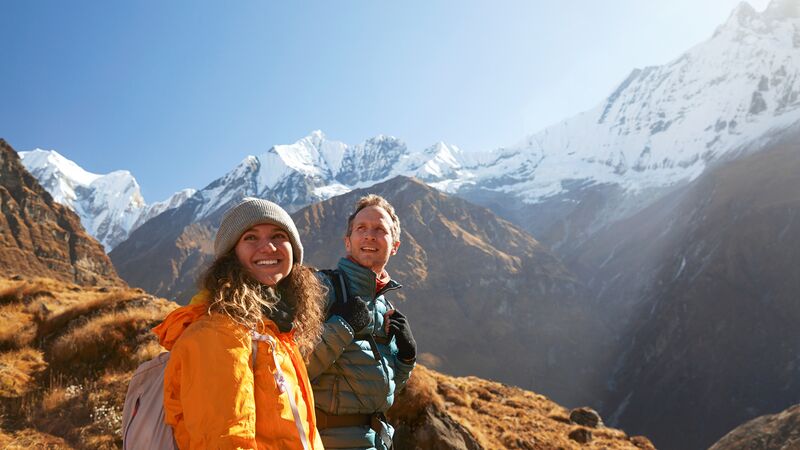 Travellers on the Annapurna Circuit