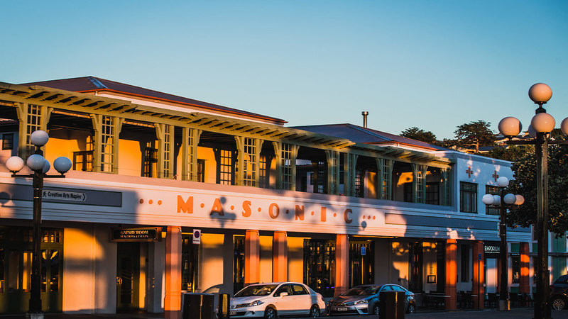 The Masonic Hotel in Napier
