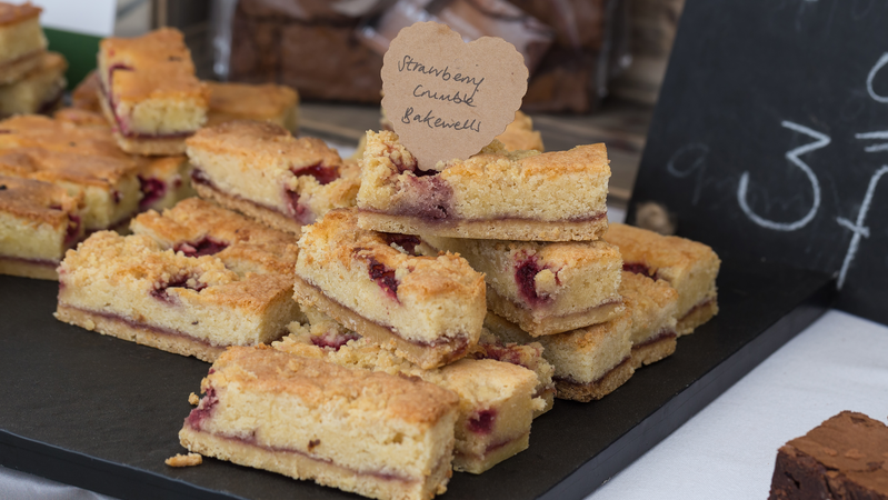 Bakewell tart in the Peak District