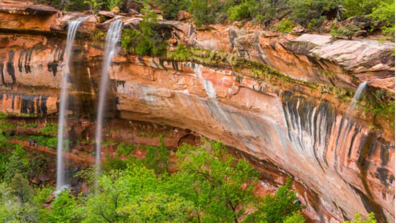 USA Zion National Park Lower Emerald Pool