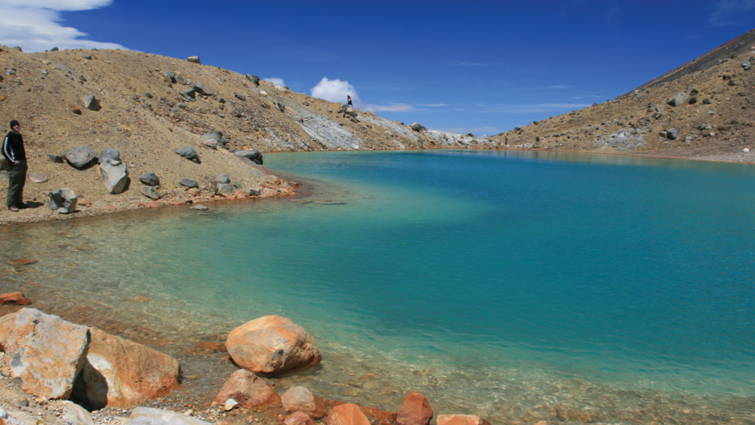 Lake in Tongariro National Park